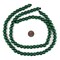 The Bead Chest Natural 10mm Wooden Beads in Green for Jewelry Making – Round Loose Wood Spacer Beads I Approximately 40 Beads